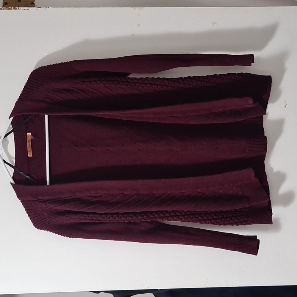 🟡Maroon  Cardigan